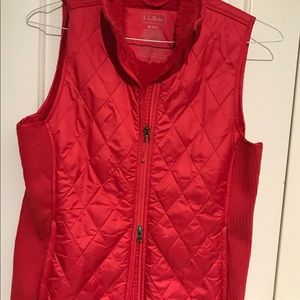 LL Bean Fleece-lined Fitness Vest